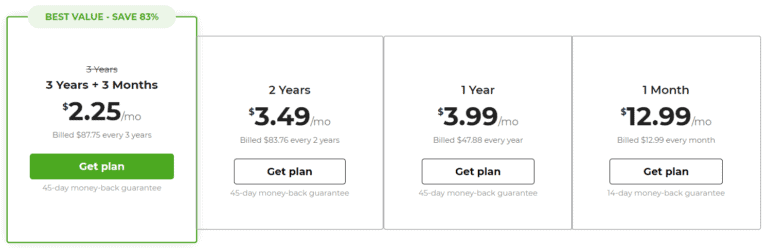 cyberghost vpn subscription plans and pricing