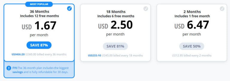 vyprvpn subscription plans and pricing