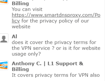 smartdnsproxy support