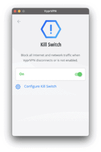 VyprVPN Kill Switch