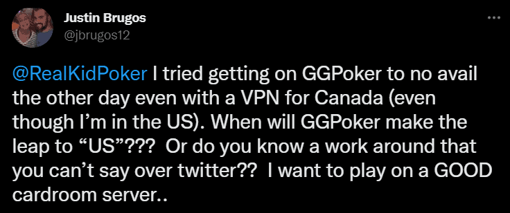 use vpn for gg poker tweet