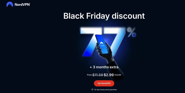 NordVPN black friday and cyber monday deal