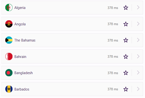 p2p servers on purevpn