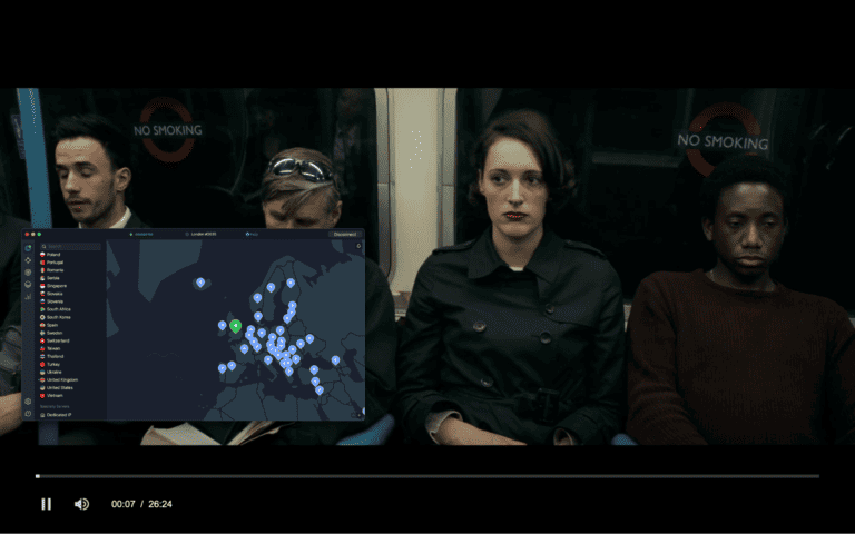 streaming bbc iplayer with nordvpn on london server