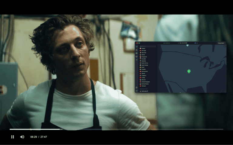 streaming hulu with nordvpn on new york server