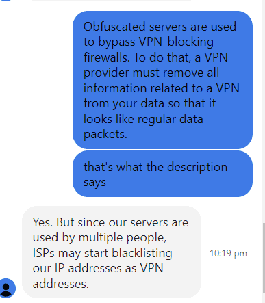 nordvpn support on obfuscated servers