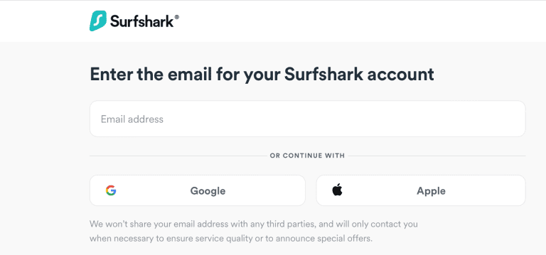 Surfshark VPN Account