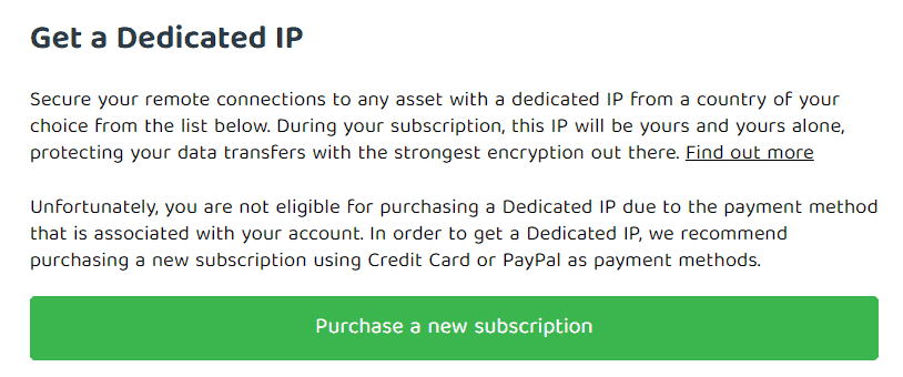 Does Private Internet Access Have Dedicated IP Address?