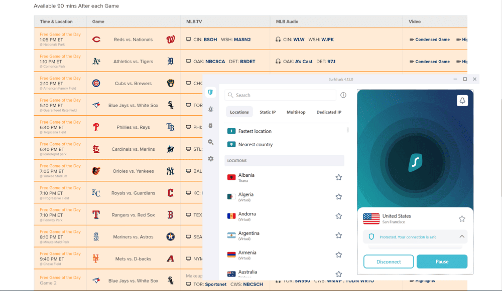 Mlb Server Does Surfshark Have Servers in California? (2026)