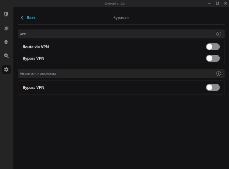 Surfshark Windows app
