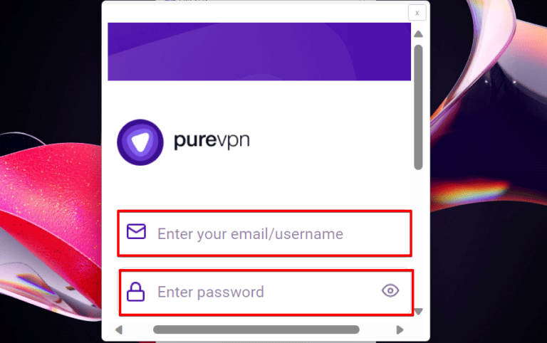 purevpn app log in